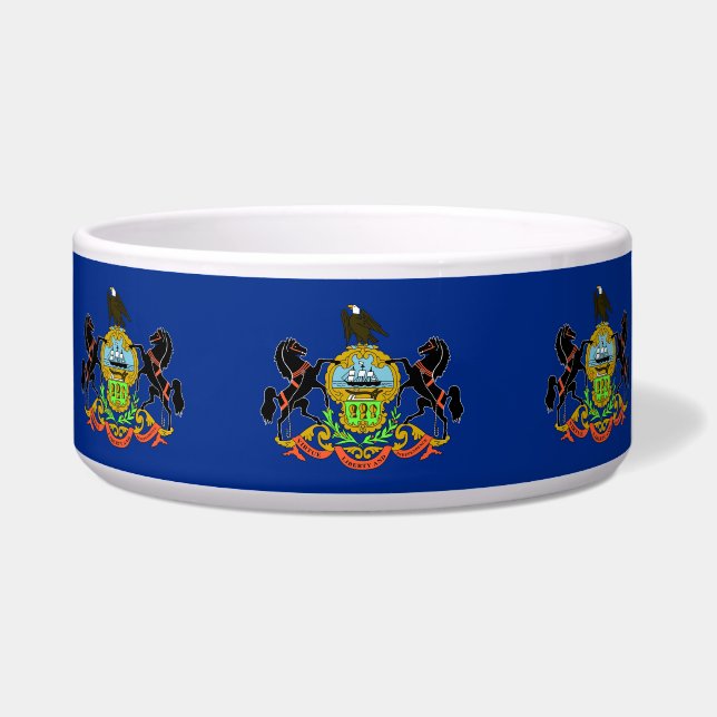 Tigela Pet Bowl, Bandeira do Estado da Pensilvânia (Direita)