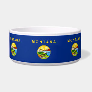 Tigela Pet Bowl, Bandeira do Estado de Montana