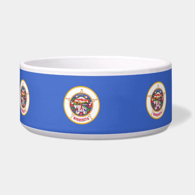 Tigela Pet Bowl, Bandeira do Estado do Minnesota (Esquerda)