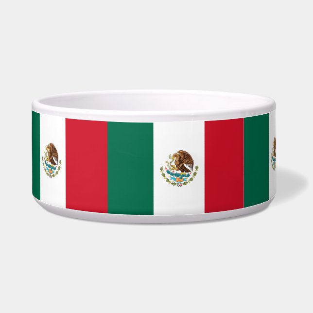 Tigela Pet Bowl, Bandeira do México (Esquerda)