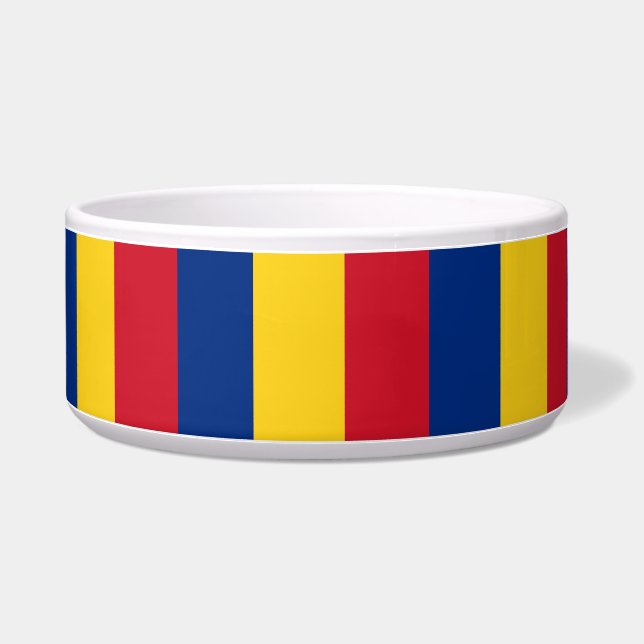 Tigela Pet Bowl, Bandeira Romena (Esquerda)