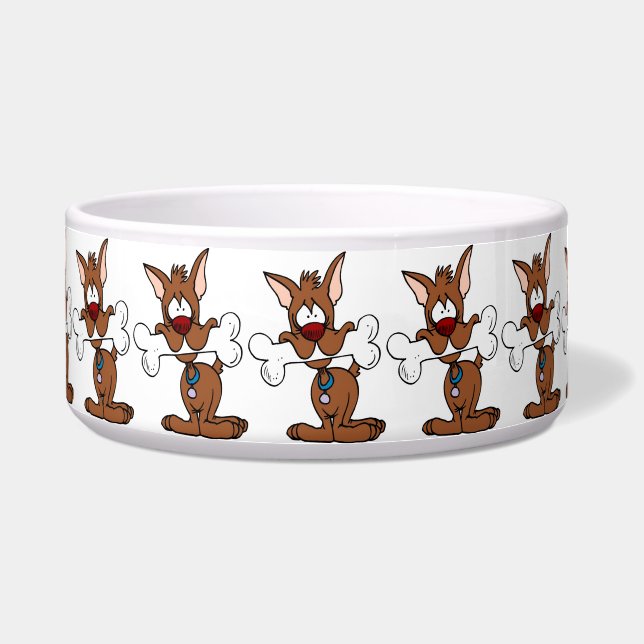 Tigela Pet Bowl/Cão com Osso (Frente)