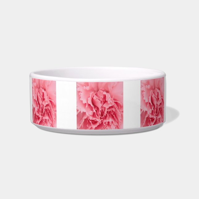 Tigela Pet Bowl - Carnação Rosa Fechada (Frente)