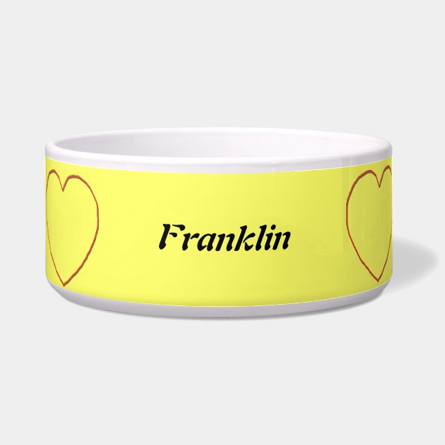 Tigela Pet bowl - Cartuchos com fios (Frente)