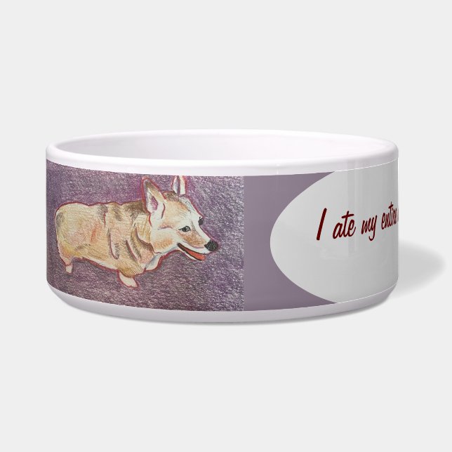Tigela Pet Bowl Cerâmica (Esquerda)