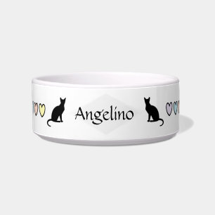 Tigela Pet Bowl Cerâmica com Design Art Nouveau - HAMbWG