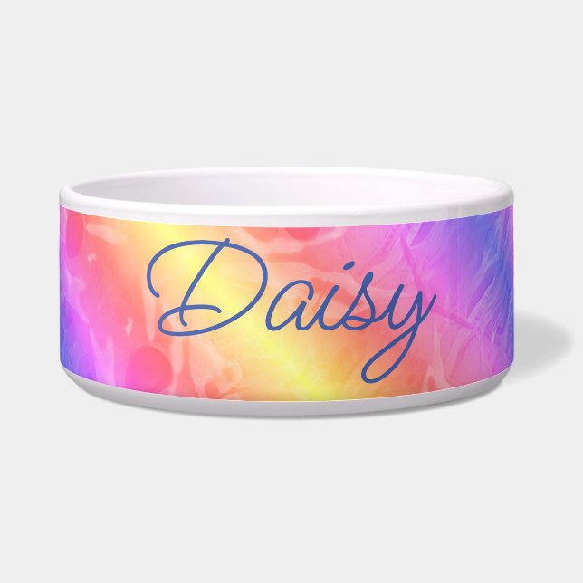 Tigela Pet Bowl cerâmica *personalize* (Frente)