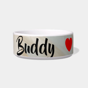 Tigela Pet Bowl Cerâmica Trend Abstrato Sandy Tornado Bei
