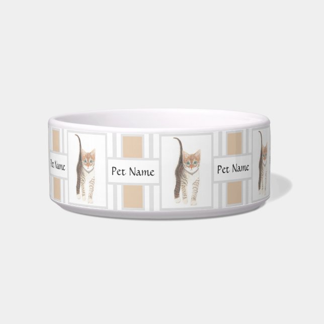 Tigela Pet Bowl Com Imagem E Texto De Tabulação (Frente)