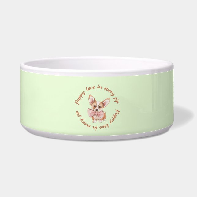 Tigela pet bowl | Cute Dog Lover  (Frente)
