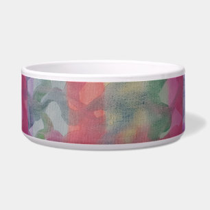 Tigela Pet Bowl de Abstrato de Pastel