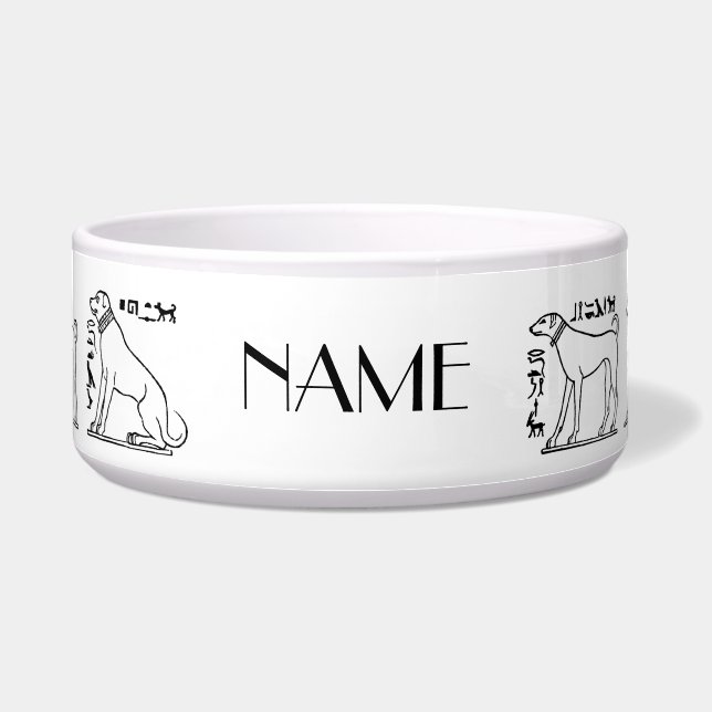 Tigela Pet Bowl de Cães Egípcios (Frente)