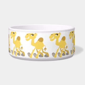 Tigela Pet Bowl de Camelo de Cartoon legal e bonito