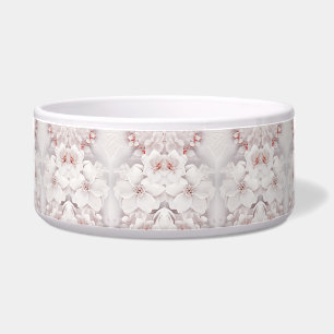 Tigela Pet Bowl, de cerâmica, cor-de-rosa, embebida em ma