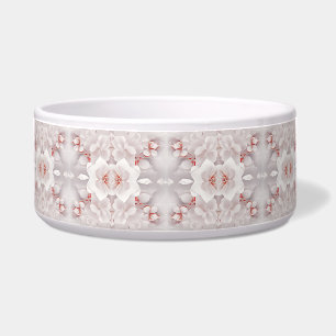 Tigela Pet Bowl, de cerâmica, cor-de-rosa, embebida em ma