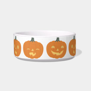 Tigela Pet Bowl de Cerâmica de Halloween Bonita Jack O'La