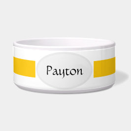 Tigela Pet Bowl de Cerâmica Personalizável