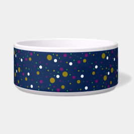 Tigela Pet Bowl de Confetti Cerâmica Cromática