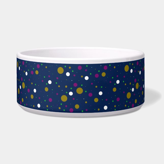 Tigela Pet Bowl de Confetti Cerâmica Cromática (Frente)