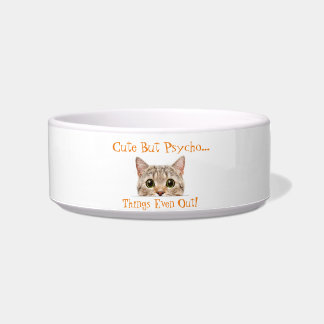 Tigela Pet Bowl, de cor branca, mas psíquica, com Design