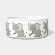 Pet Bowl de Elefante de Feliz Bonita