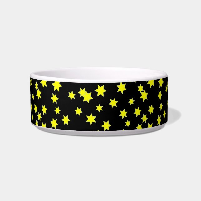 Tigela Pet Bowl de Estrelas Amarelas (Esquerda)