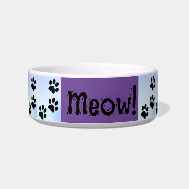 Tigela Pet Bowl de Gato Cerâmico (Frente)