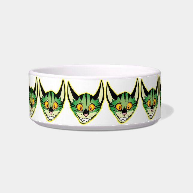 Tigela Pet Bowl de Gato Fluorescente (Direita)