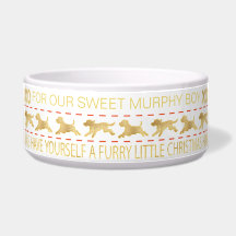 Pet Bowl de Natal "DOURADO/UGLY SWEATER"