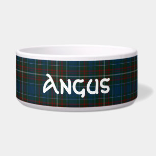 Tigela Pet Bowl de Xadrez Personalizada de Tartan do Clan
