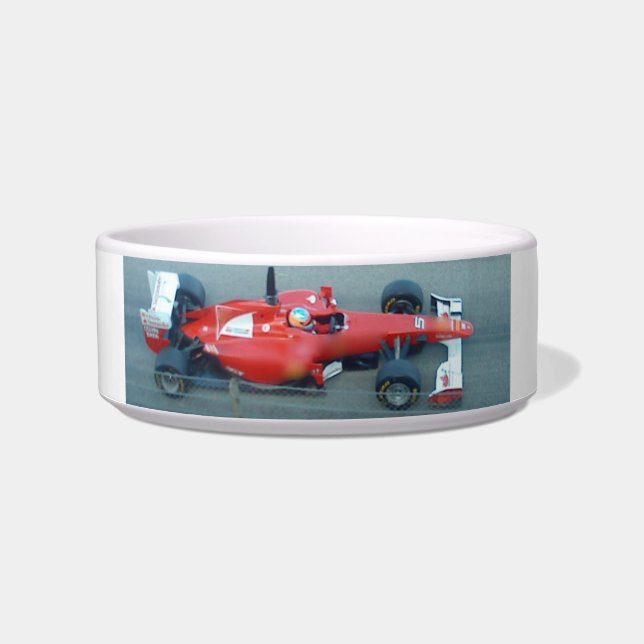 Tigela Pet Bowl do Carro Vermelho (Frente)