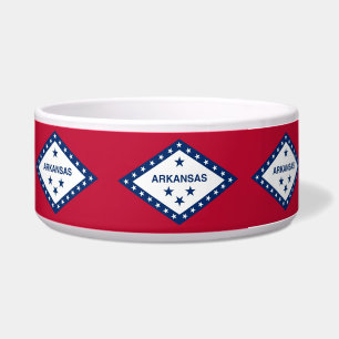 Tigela Pet Bowl do Estado do Arkansas
