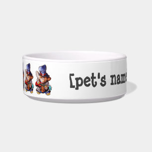 Tigela Pet Bowl do Metalfabeto - adicionar nome