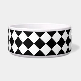Tigela Pet Bowl do Padrão de na moda Chevron para Animais