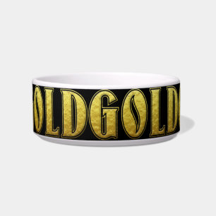Tigela Pet Bowl Dourado