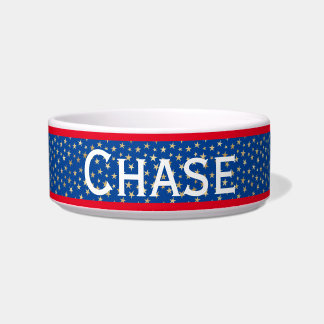 Tigela Pet Bowl, Dourado Star American Cerâmica