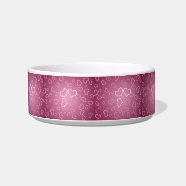 Tigela Pet Bowl, Flor Rosa (Frente)
