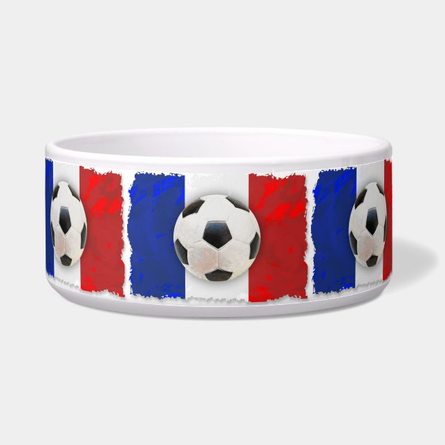 Tigela Pet Bowl, Futebol francês (Frente)