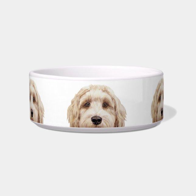 Tigela Pet Bowl/Labradoodle Beige (Frente)
