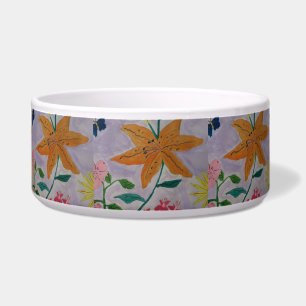 Tigela Pet Bowl - Lily Cerâmica Laranja