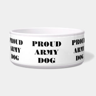 Tigela Pet Bowl, Orgulho do Exército