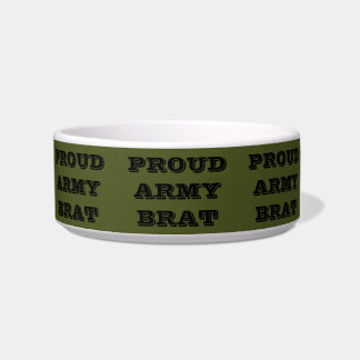 Tigela Pet Bowl, Orgulho do Exército Brat