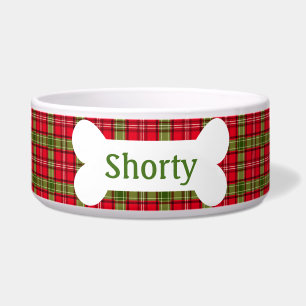 Tigela Pet Bowl Personalizada de Xadrez de Feriado