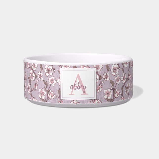 Tigela Pet Bowl Personalizado com Name Modern Custom Dish (Frente)