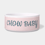 Tigela Pet Bowl - Pet Bowl - BABY Rosa Personalizado<br><div class="desc">Pet Bowl - Pet Bowl - BABY Rosa Personalizado</div>