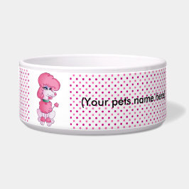 Tigela Pet Bowl/Poodle Personalizado