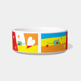 Tigela Pet CAT Medium Bowl "Coma Bebida e seja Furry!"