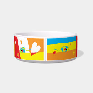 Tigela Pet CAT Medium Bowl "Coma Bebida e seja Furry!"
