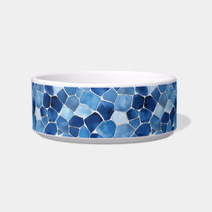 Tigela Pet cerâmico mediterrânico de Mosaicos