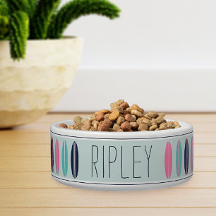 Tigela Pet de Padrão Personalizado de Placa de Surfe de P